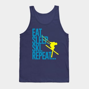 eat sleep ski repeat... Tank Top